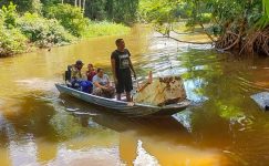 voluntarios-retiram-cerca-de-uma-tonelada-de-lixo-e-ate-geladeira-de-dentro-de-rio-em-araguaina